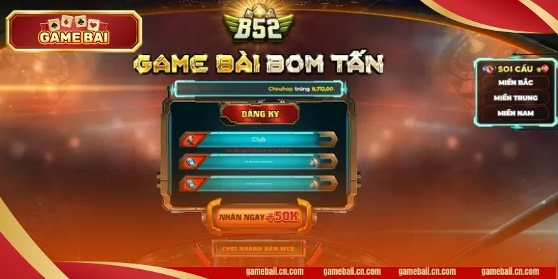 B52 là cổng cược có tỷ lệ thưởng hàng đầu với game cược hấp dẫn.